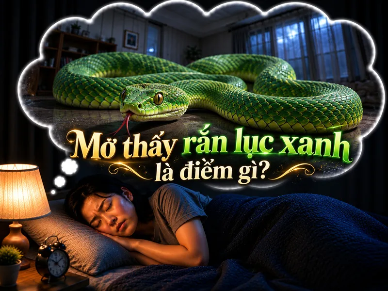 Giấc mơ rắn lục xanh không phải bằng chứng dự đoán tương lai